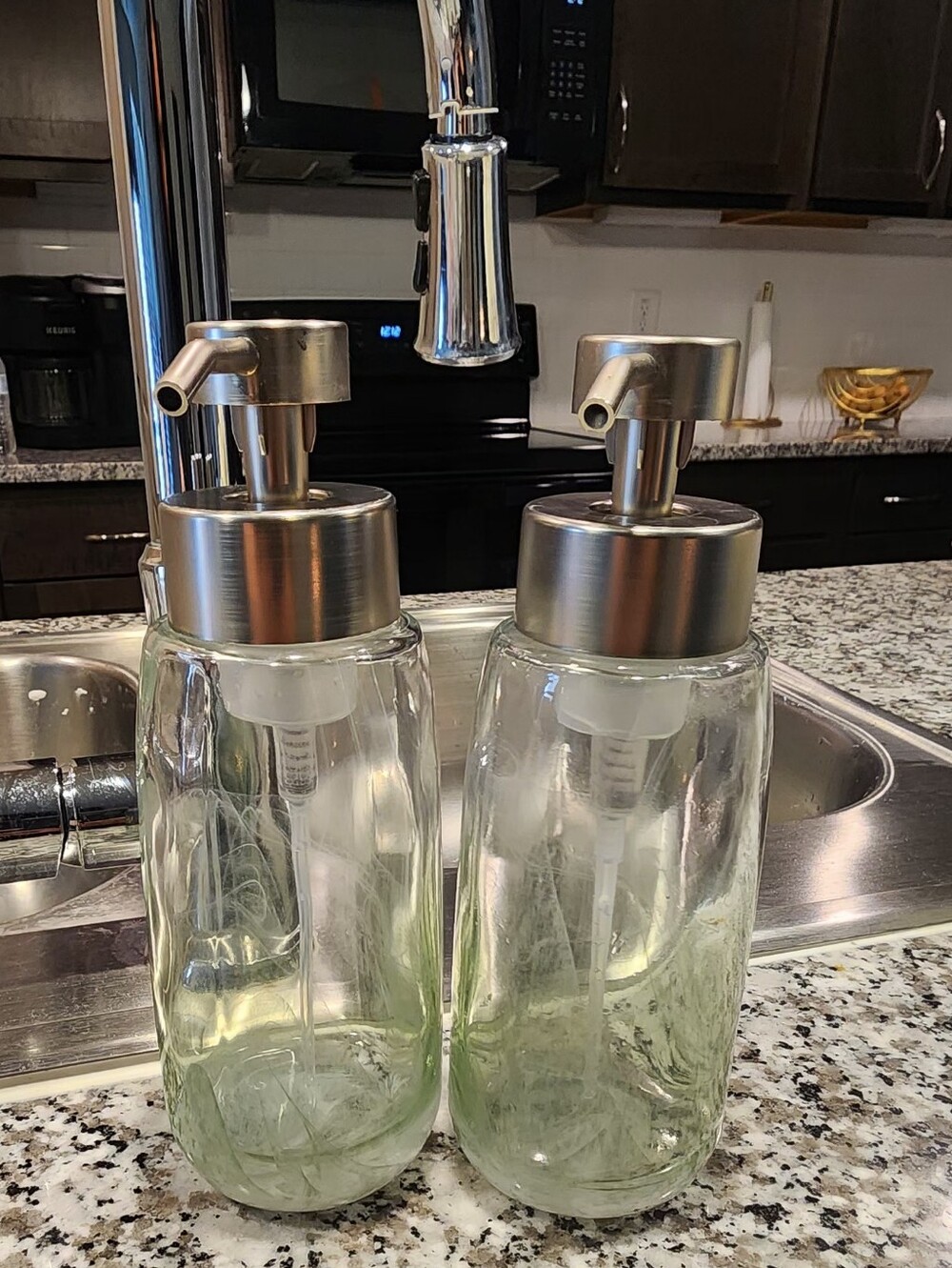 Glass Foaming Soap Dispensers